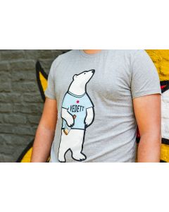 Vedett T-shirt 'Polar Bear' - Grey